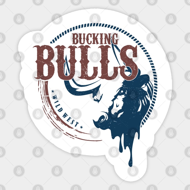 Bucking Bulls Sticker by Insomnia_Project